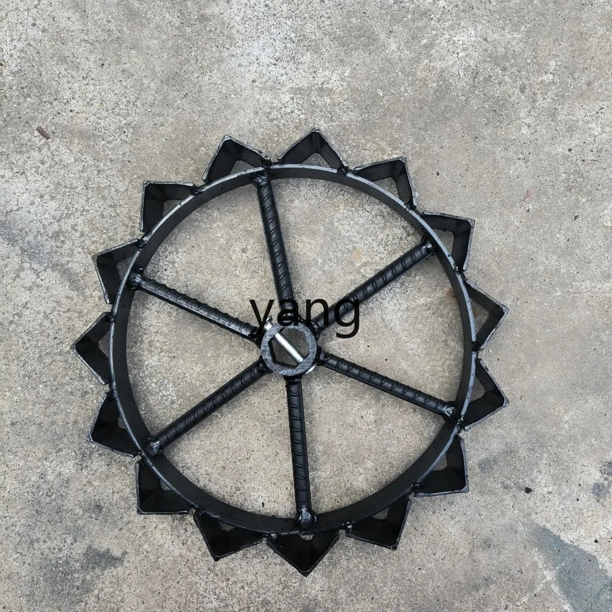 LMM  trenching and potting machine iron wheel walking narrow iron wheel management machine hexagonal shaft wheel pair