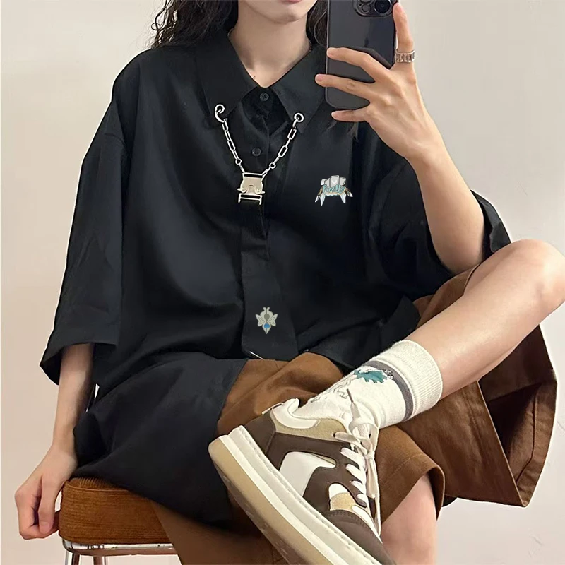 

Honkai: Star Rail Аниме-игра Cos Firefly Tour Guide Простая повседневная жизнь 2025 Ролевая рубашка с короткими рукавами Костюм в подарок