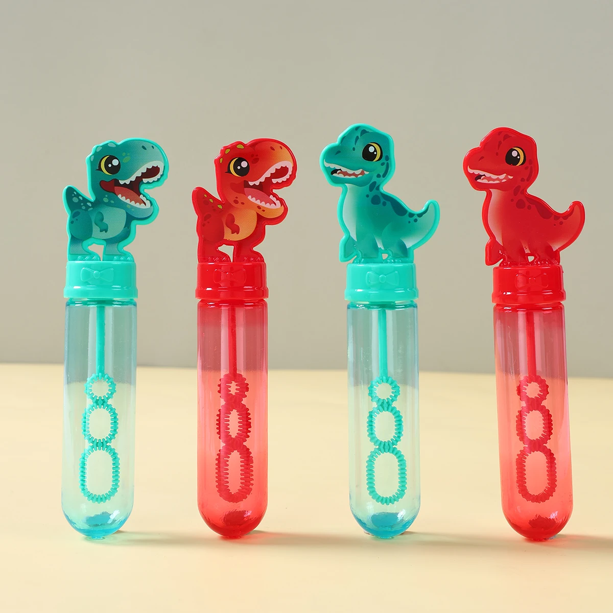 10Pcs Dinozaur Bubble Tube Soap Bottle Dino Birthday Party Decoration Wedding Birthday Guests Gifts Baby Shower Suppies Kids Toy