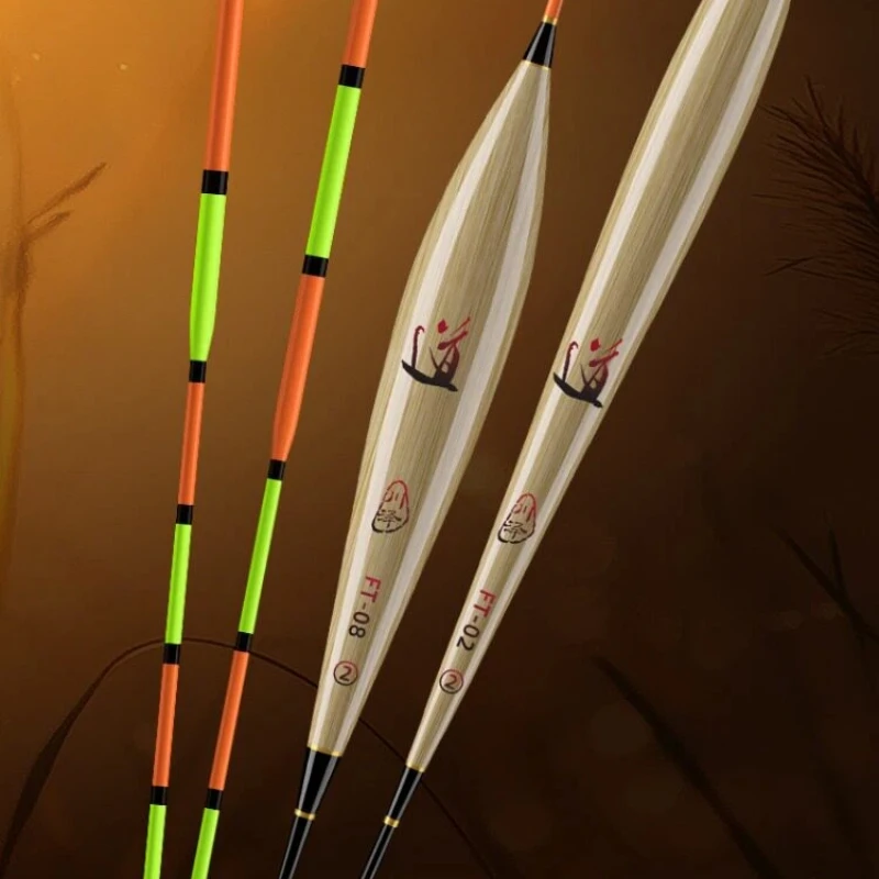 Reed Fishing Float Bold Visible Fishing Bobber High Sensitivity Light Bite Crucian Carp Anti Current Hard Slim Tip Vertical Buoy
