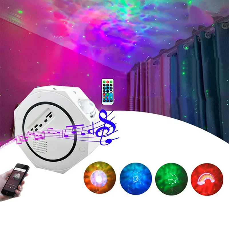 

Starry Sky Galaxy Atmosphere Angle Adjustable Spotlights Projector Light For Bedroom, Kids Room, Party, Home Decoration