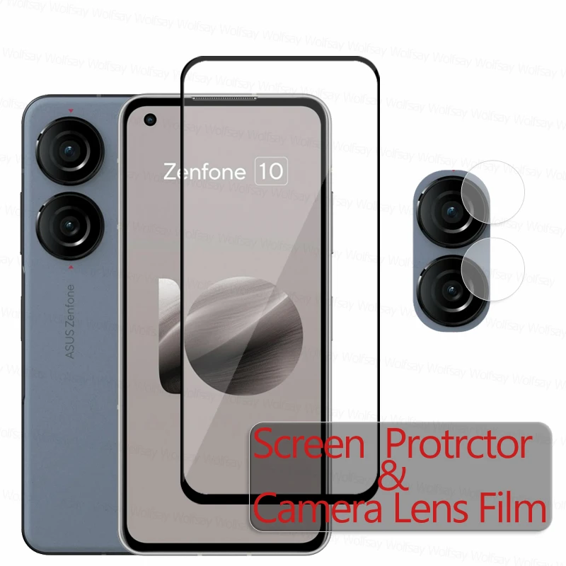 

Для ASUS Zenfone 10 Glass ASUS Zenfone 9 10 защита для экрана Противоударная защитная пленка из закаленного стекла против царапин