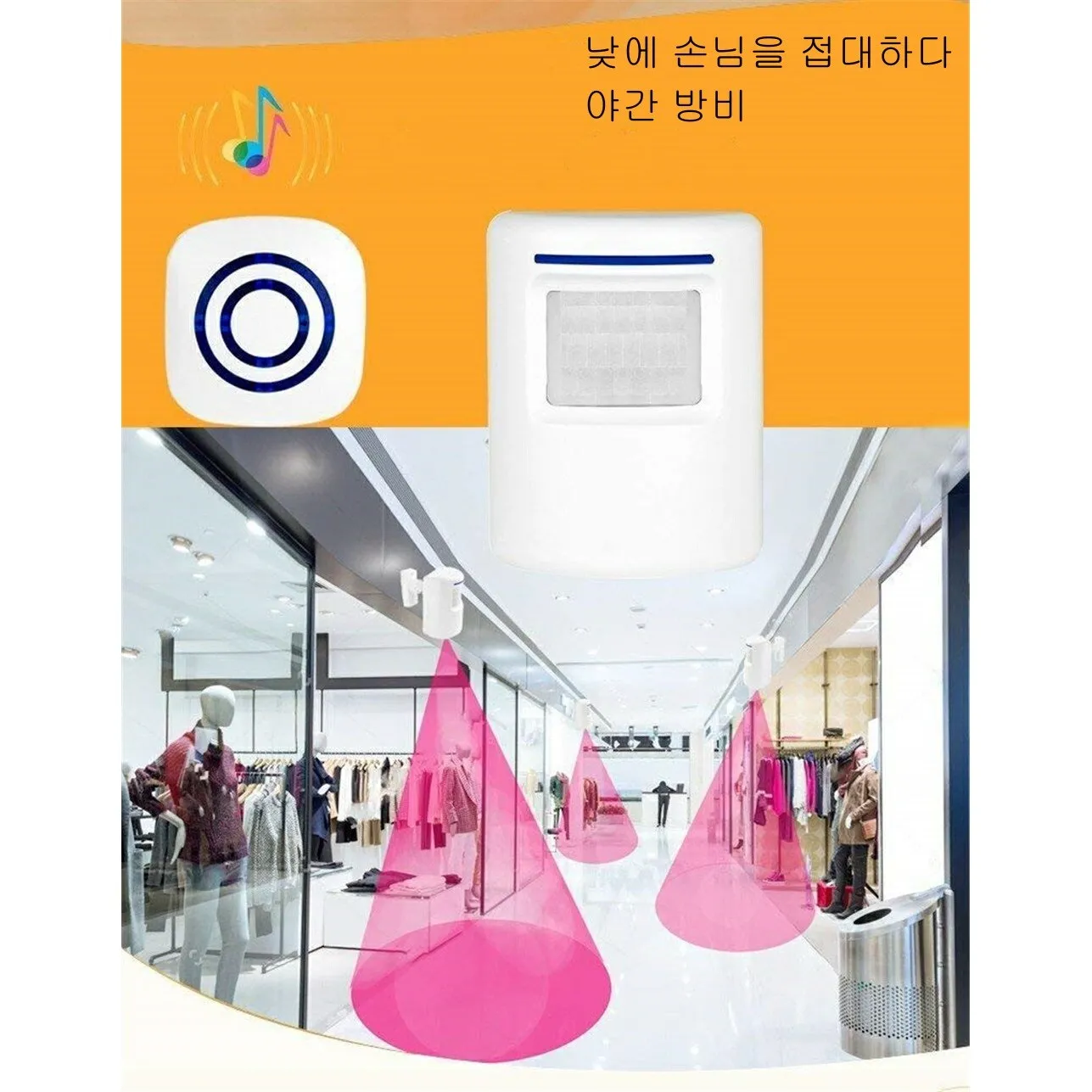 딩동으로 오는 초인종 소리 감지, 무선 초인종, 적외선 인체 감지 초인종, 도어록/비디오 p