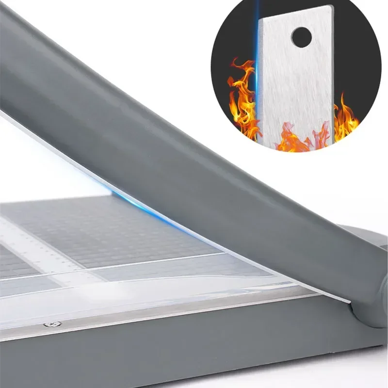 Home 12 Inch A4 Portable Guillotine Knife Manganese Steel Blade Paper Cutter Suitable for Multiple Materials Office