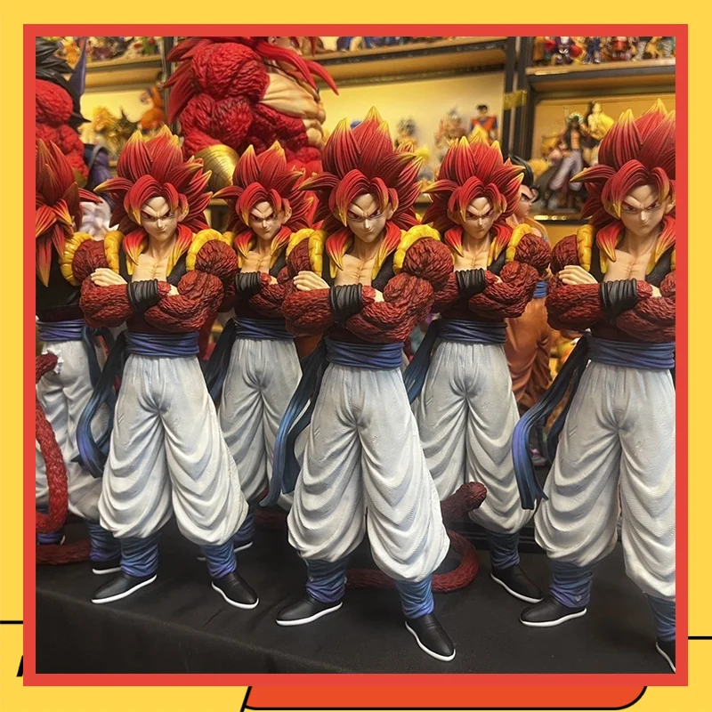 33cm Dragon Ball Jg Factory 2,0 versión optimizada Super Four Gogeta Gt animación Gk hecho a mano Anime Decoración de mesa juguete para regalo