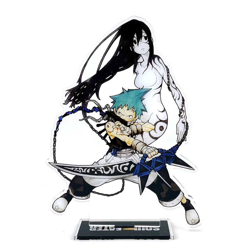 Soul Eater character Black star acrylic standee figurines desk decoration cake topper