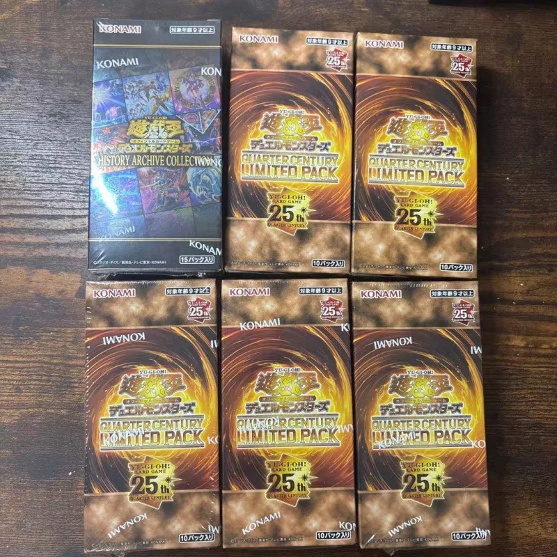

В наличии: Коллекционные карты YuGiOh, 25-я серия QCLP Quarter Century Limited Pack, японская версия, бустер-коллекция, игрушки-сюрпризы, карты