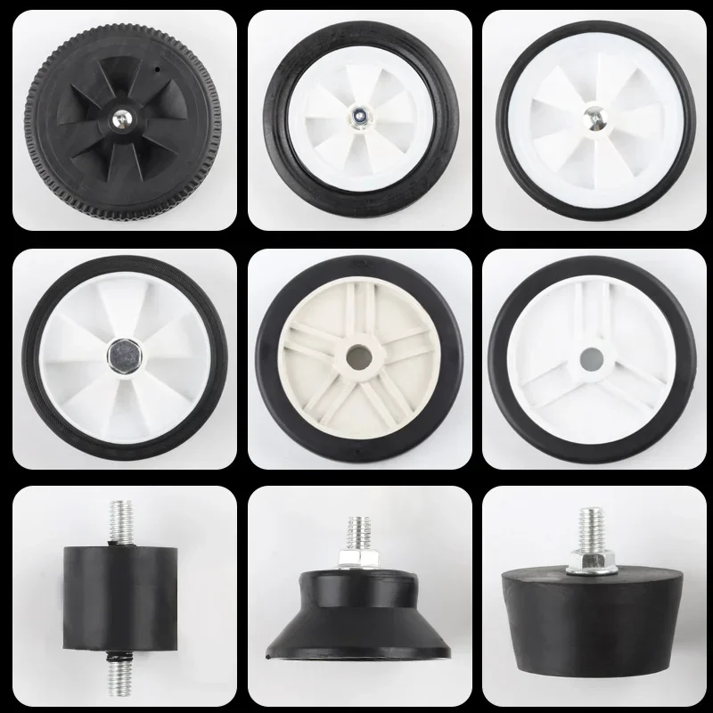 

Oil-free Silent Air Compressor Pump Accessories Casters 4, 5, 6, 7 Cm Rubber Wheels Shockproof Foot Pads