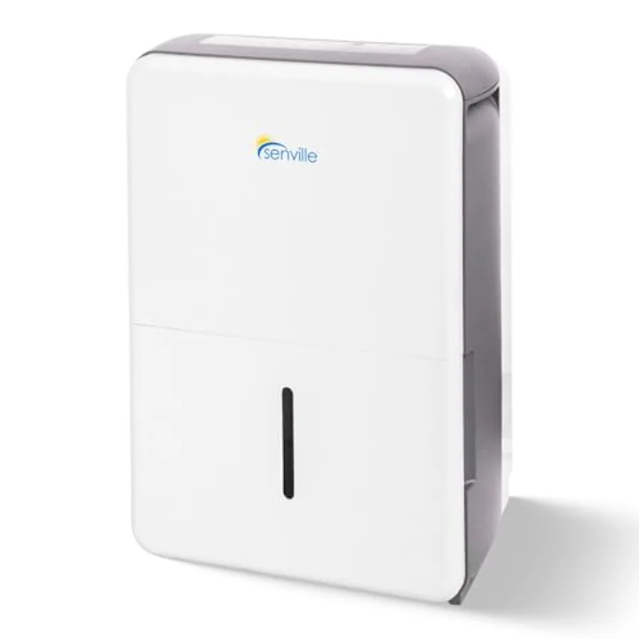 

Осушитель воздуха на 20 пинт с сертификатом Energy Star, моющийся фильтр, для подвалов, спален, жилых помещений до 1500 кв. футов, белый