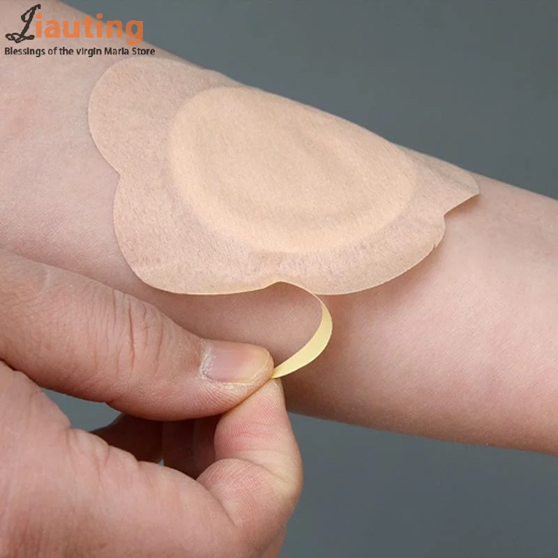 50pcs/Set Replacement Disposable Castor Oil Pack Self-Adhesive Adhesive Navel Stickers Seepage Resistant Belly Button Protectors
