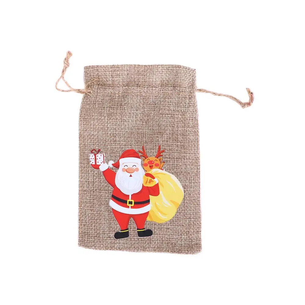 

Xmas Packaging Bags Drawstring Pouch Ornament Gift Bags Christmas Decorations Storage Bags Candy Bags Christmas Ornament