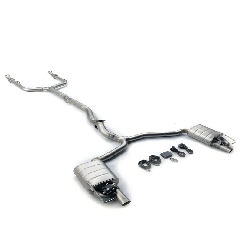 

High Quality Stainless Steel Valve Catback Exhaust Pipe for Mercedes Benz AMG C43 W205 C400 C450 Valvetronic Sports Muffler Pipe