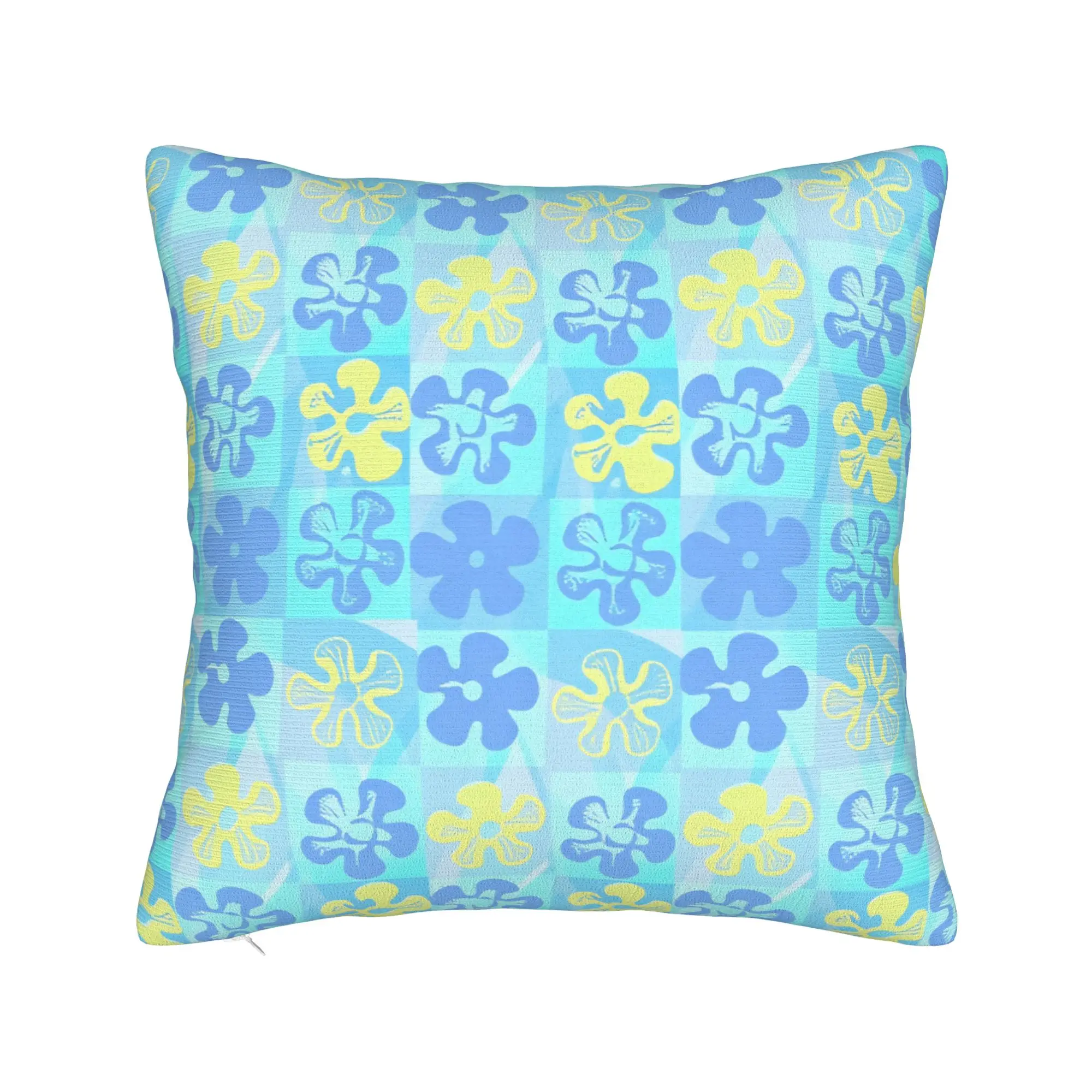 S-SpongeBobeds S-SquarePantsed Sponge Man Pillowcases  Kawaii Pillow Case For Couch Sofa Bedroom Print Pillow Cover