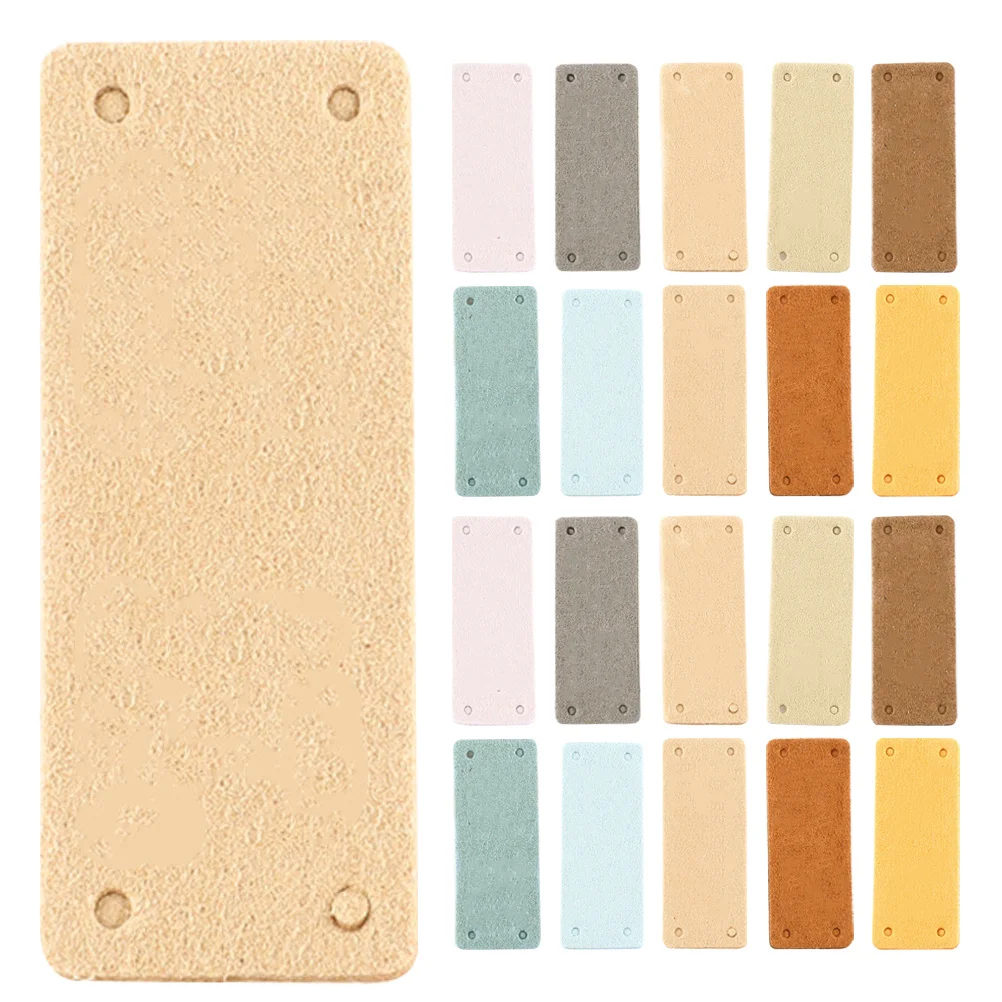 

50Pcs Polyester Handmade Sewing Labels Cartoon Clothing Tags for DIY Apparel Jeans Bag Shoe Hat Handmade Sewing Labels