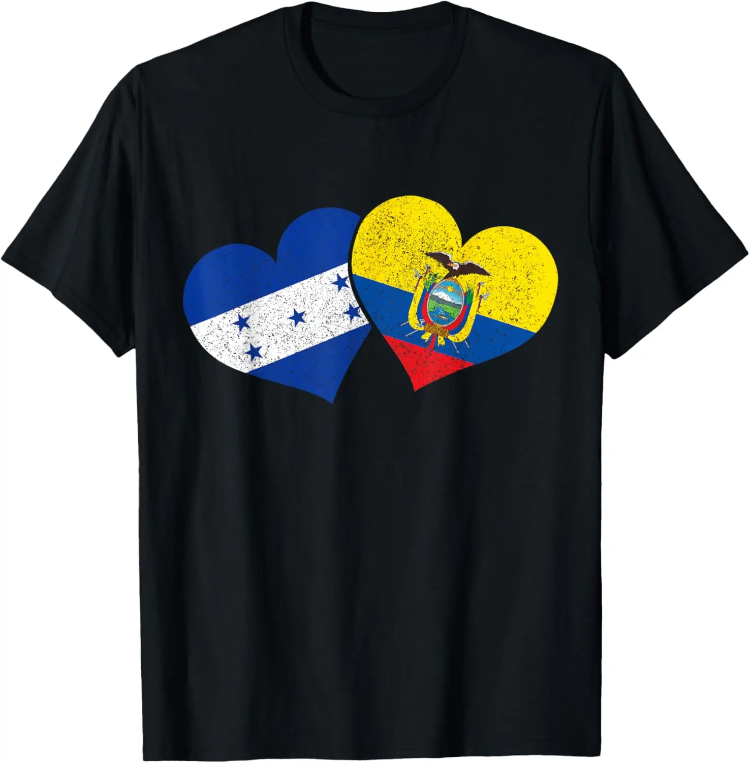 Honduras Ecuador Ecuadorian Honduran Flag Pride Heritage T-Shirt