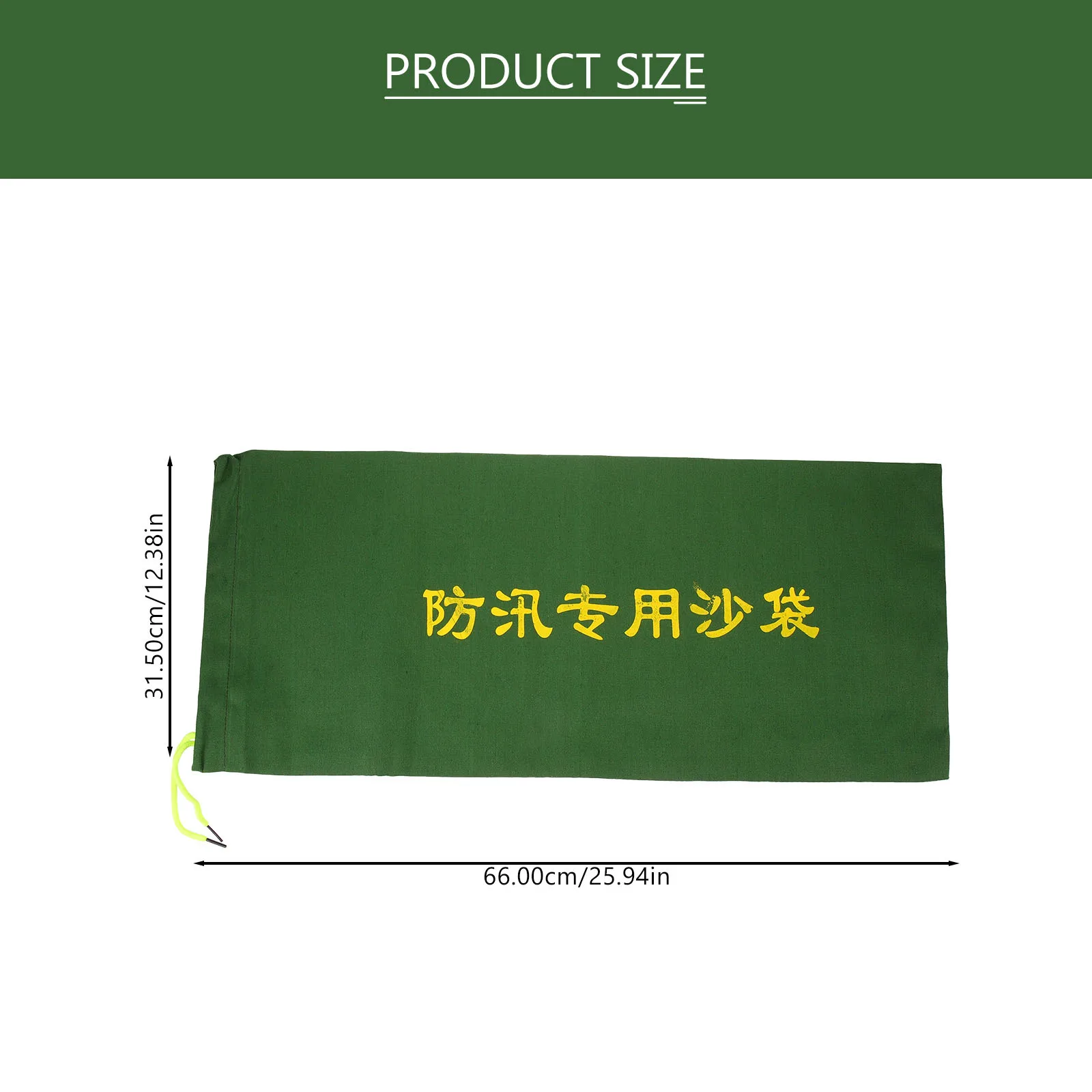 2Pcs Flood Control Sandbags Heavy Duty Empty Flood Protection Bag Reusable for Outdoor Construction Flooding Control