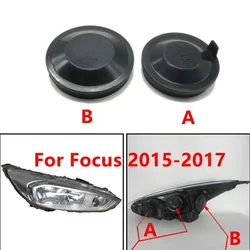 For Ford Focus 2015 2016 2017 Car Headlight Rubber Dust Cover Low High Beam Headlights Rear Cap