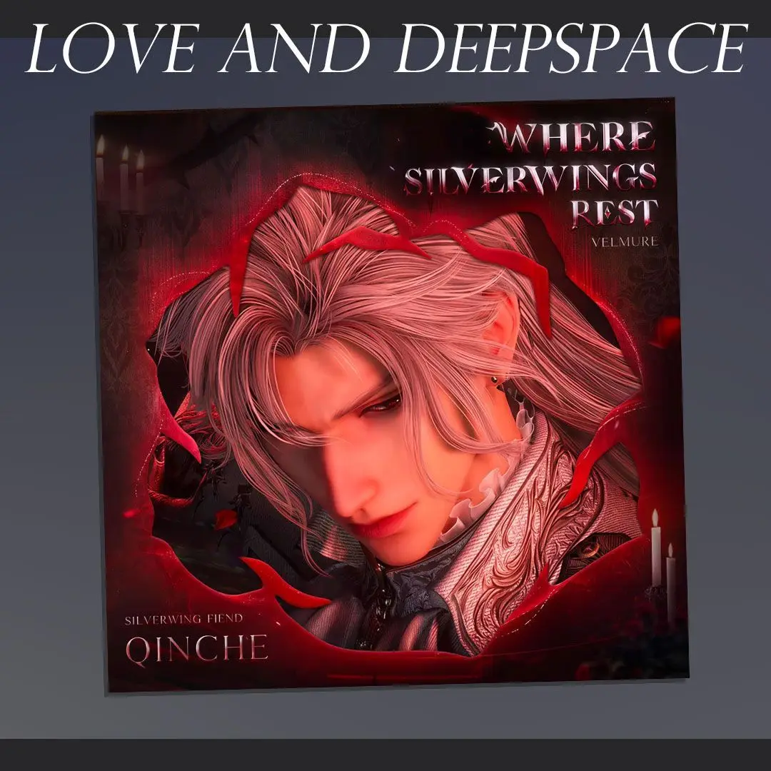 Love and Deepspace Square Light Film Card Sylus Caleb Rafayel Anime Game Transparent Photocard Collectible Fans Merch Gift view 4