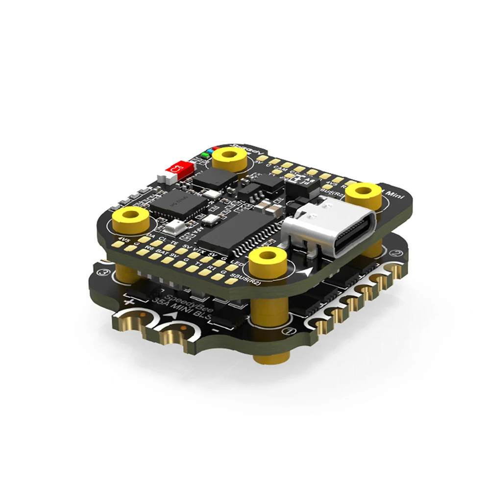 SpeedyBee F405 kontroler penerbangan Mini Stack, FC BLS 35A V2 3-6s 20x20 4-in-1 ESC