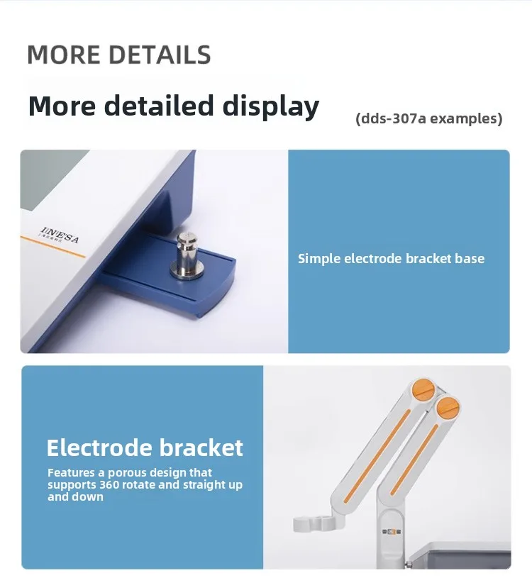 Conductivity meter Laboratory conductivity meter Desktop digital display DDS-11A\ 307A\ DBB-303A electrode