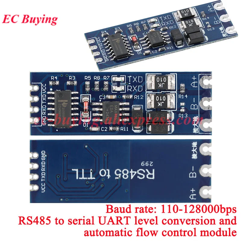 TTL To RS485 Module Converter 3.3V 5V RS-485 Serial Port UART Level Mutual Conversion Hardware Automatic Control Flow Direction
