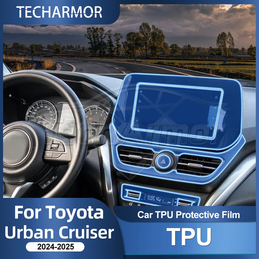 Auto-Innenraum-TPU-Schutzfolie Kratzfeste Folie für Toyota Urban 2024-25 Auto-Schutzfolie Transparente Reißfeste Aufkleber Zubehör