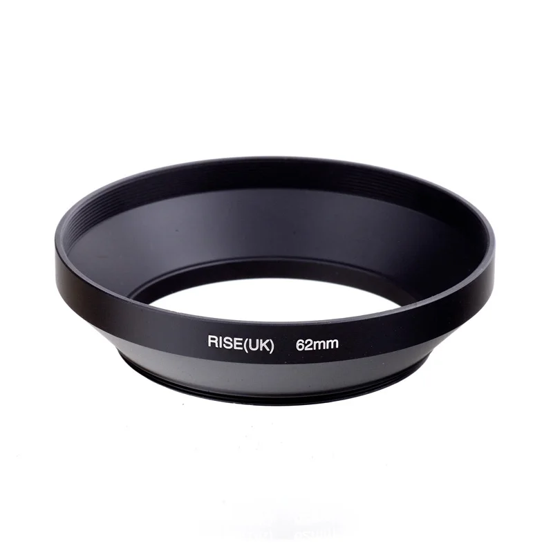 40.5/49/52/55/58/62/67/72/77/82mm Wide Angle Metal Lens Hood for Canon Nikon Sony Pentax Olympus