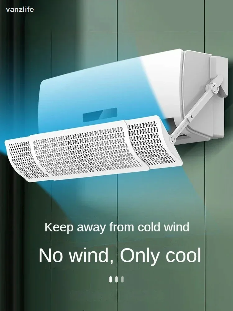 Air Conditioner Windshield Anti-Direct Blowing Air Mask Air Conditioning Shield Wind Guide Deflector Confinement Wall-Mounted