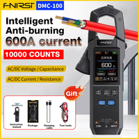 FNIRSI DMC-100 DC AC Current Clamp Meter 10000 Counts Digital Multimeter USB Charger 600A Amperimetric Clamp Electrician Tools