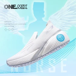 ONEMIX Slip-on Walking Shoes Nurse Shoe for Work for Women Breathable Mesh Platform Female Footwear Light Weight Sports Shoes