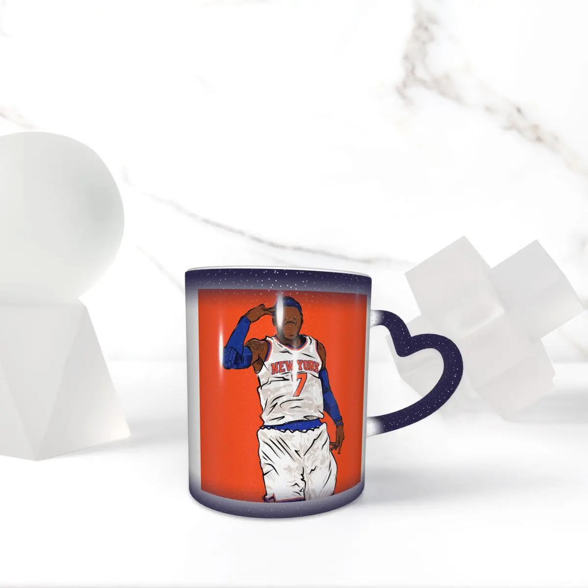 

Carmelo Anthony Celebration Sketch Mug Funny Ceramic Coffee Cups Tea Mugs Milk Cup Drinkware Gifts for Woman Man