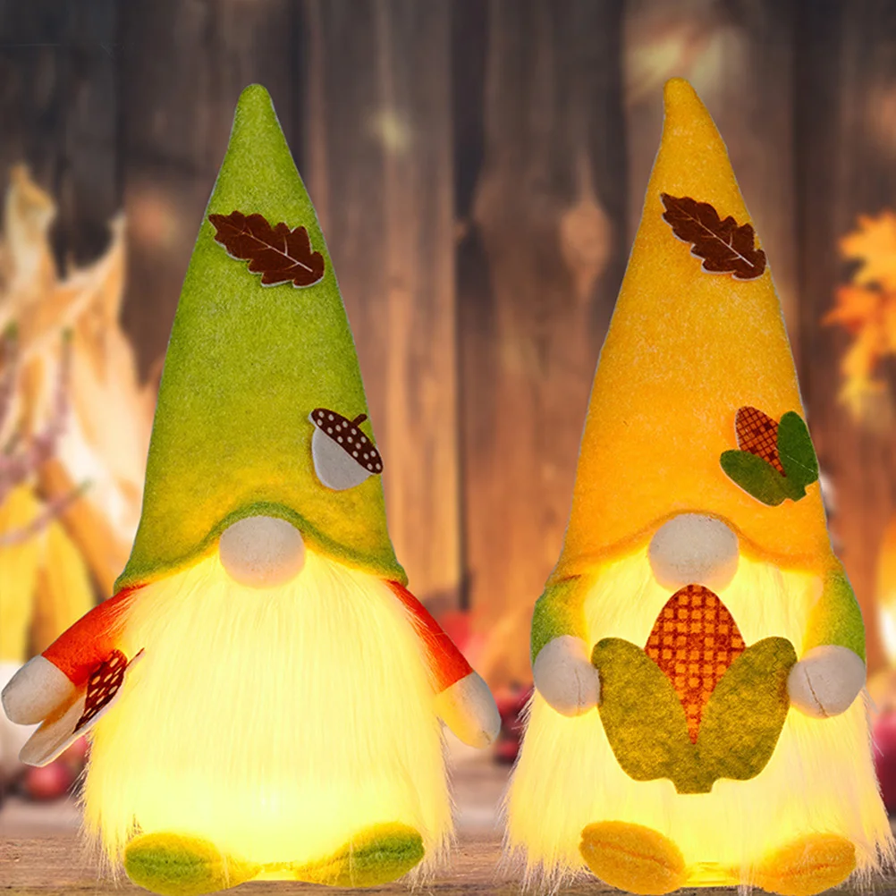 1 stuks lichtgewicht kabouter nachtlamp oogstfestival heldere tafelblad decoratie nachtkastje foto prop vorm lamp