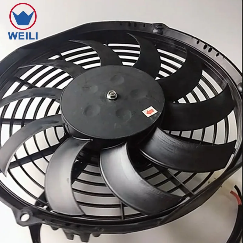 2026 12V/24V Air Conditioning System Condenser Fan Air Conditioning Silent Axial Flow Condenser Fan CE Certification Can OEM&ODM