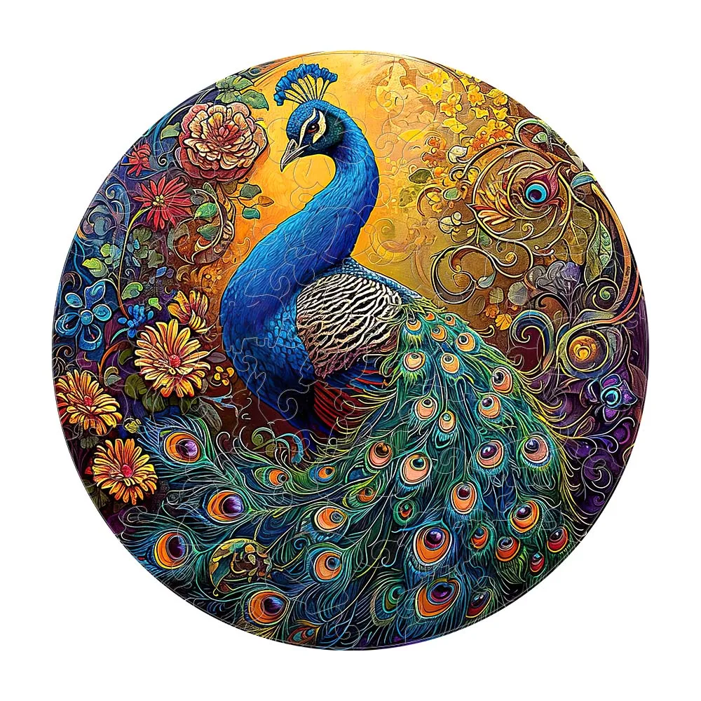 Paw Pudełko na prezent Drewniana układanka Puzzle o nieregularnym kształcie Prezent urodzinowy Dekoracja domu Dorosły spersonalizowany unikalny