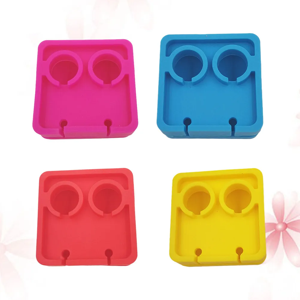 3Pcs Lightweight Silicone Earphone Cord Wrap Tangle-Free Headphone Cable Organizer Portable Earbud Winder Washable Rubber