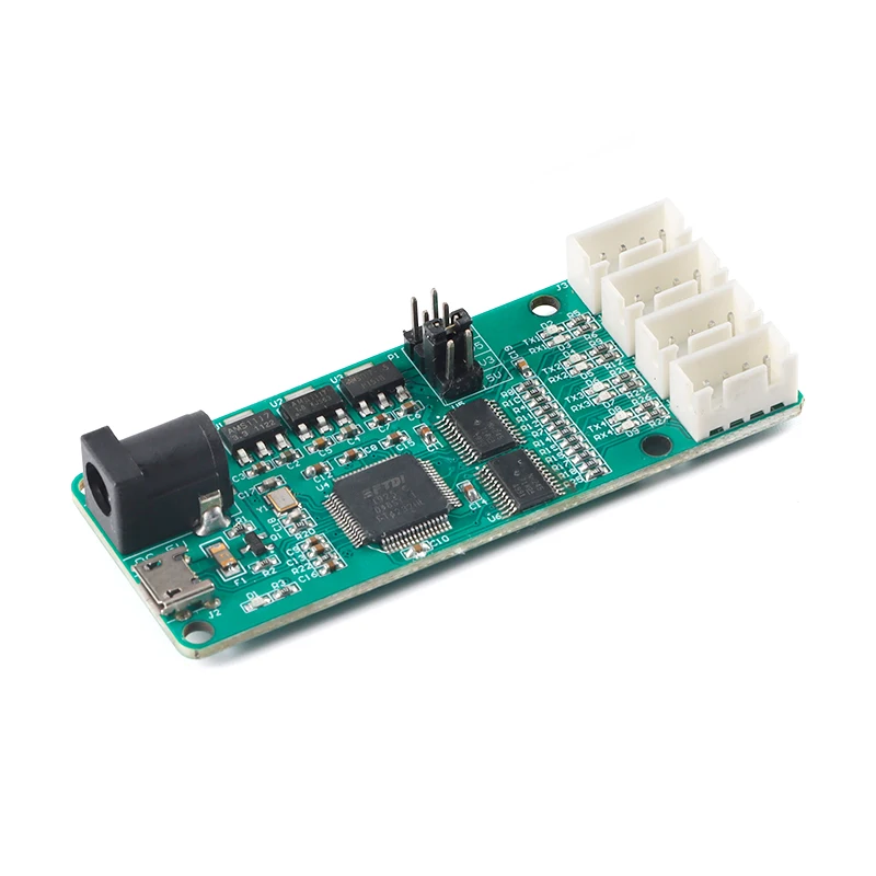 FT4232-4TTL USB to 4-way TTL module UART serial port module LED light indication