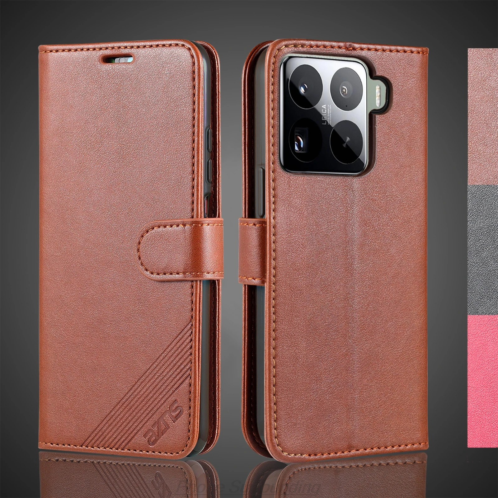 

Case for Xiaomi 15 Pro 2410DPN6CC 6.73" PU Leather Cover Card Holder Bags Wallet Protective Phone Case Capa Fundas Coque