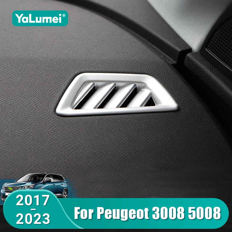Für Peugeot 3008 5008 GT 2017 2018 2019 2020 2021 2022 2023 Hybrid Armaturenbrett Lüftungsgitter-Abdeckung Kleiner Luftauslass-Rahmen