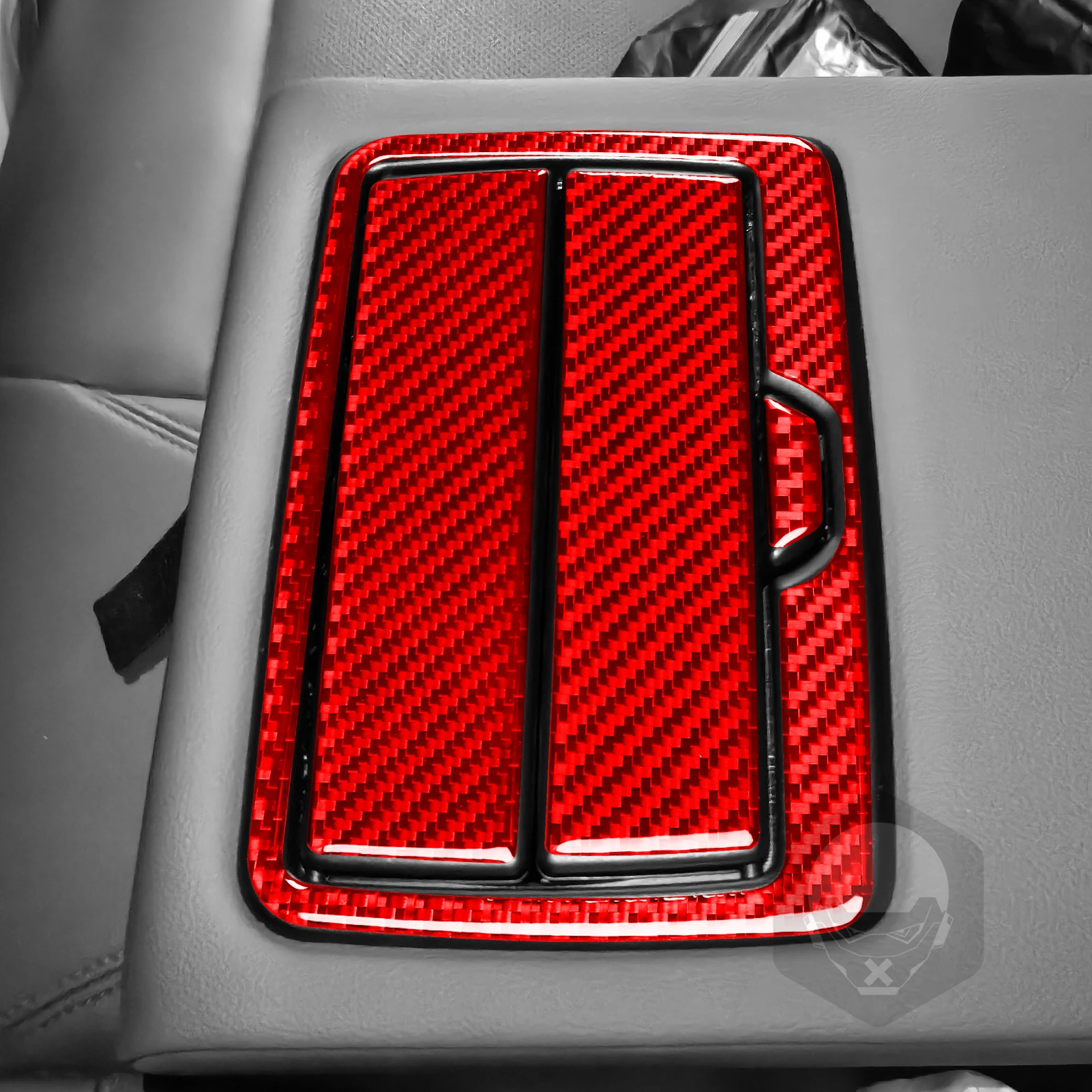 For BMW 3 4 Series M4 G20 G28 2019-2021 Red Carbon Fiber CD Gear Shift Window Lift Panel Car Interior Accessories Trim Stickers