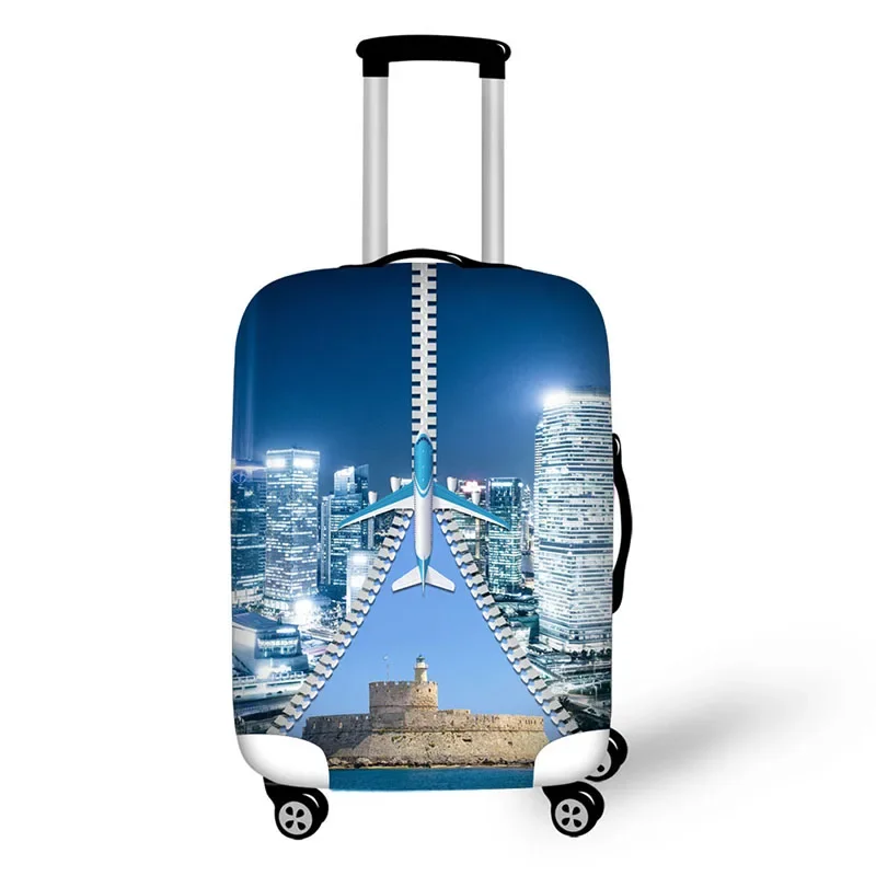 Personality prints travel luggage suitcase cover storage bag case cover thick protective 18-30 inch Travel Accessories