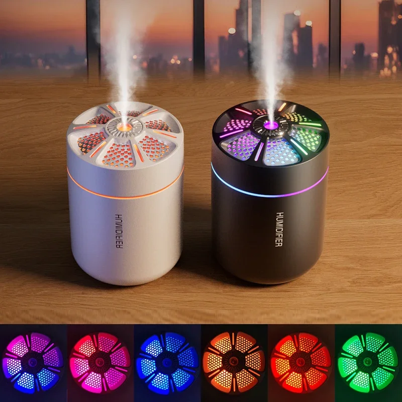 Mini Air Humidifier USB Electric 180ML Aroma Diffuser Essential Oil Purifier Aromatherapy Colorful Lights For Car Home Bedroom
