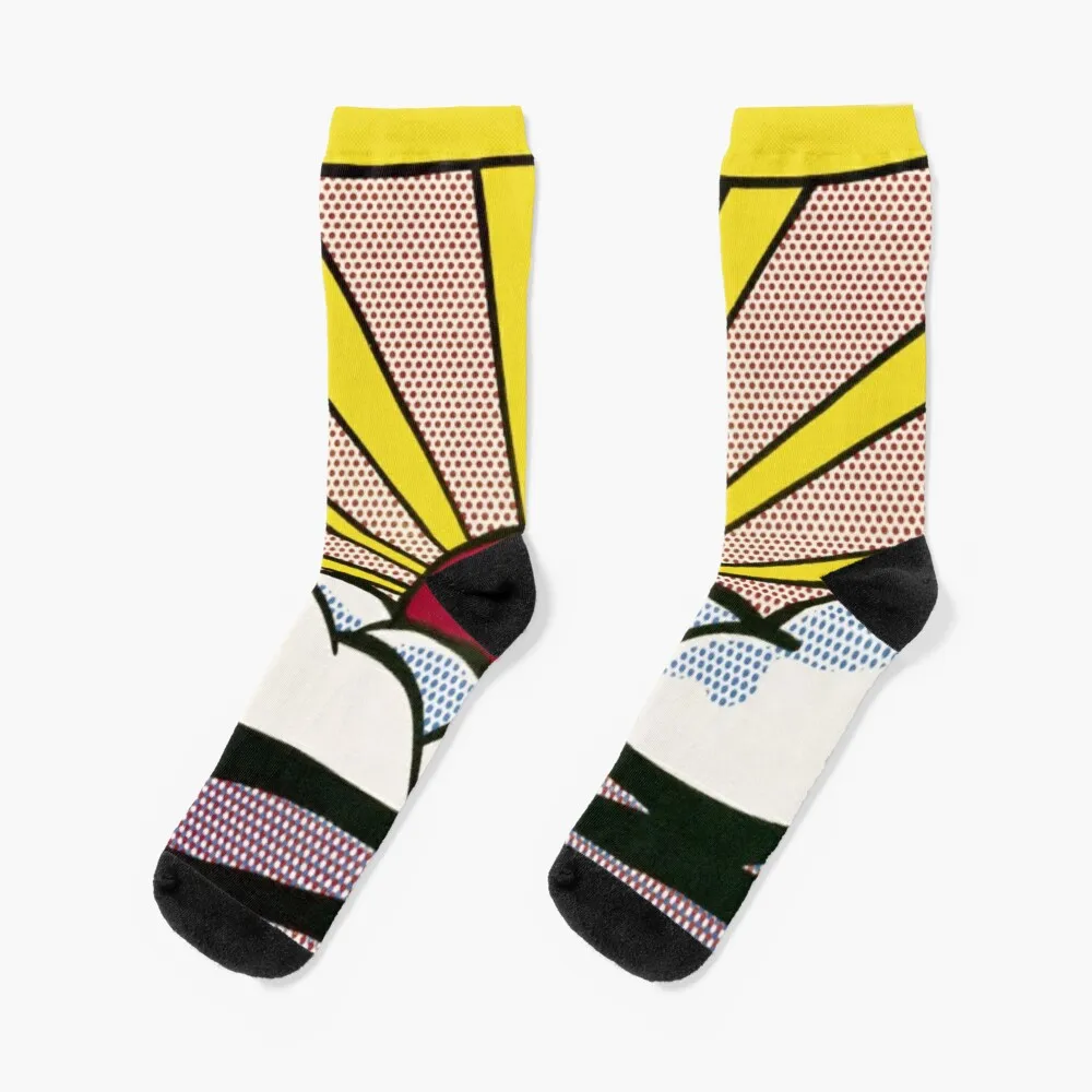 

Sunrise - Lichtenstein Roy Socks christmas stocking christmas gift halloween Socks Man Women's