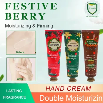 보습 핸드 케어 크림 갈라진 리페어 제품, 각질 제거, 미백 영양 스킨 케어, 크리스마스 여성 선물, 2 세트