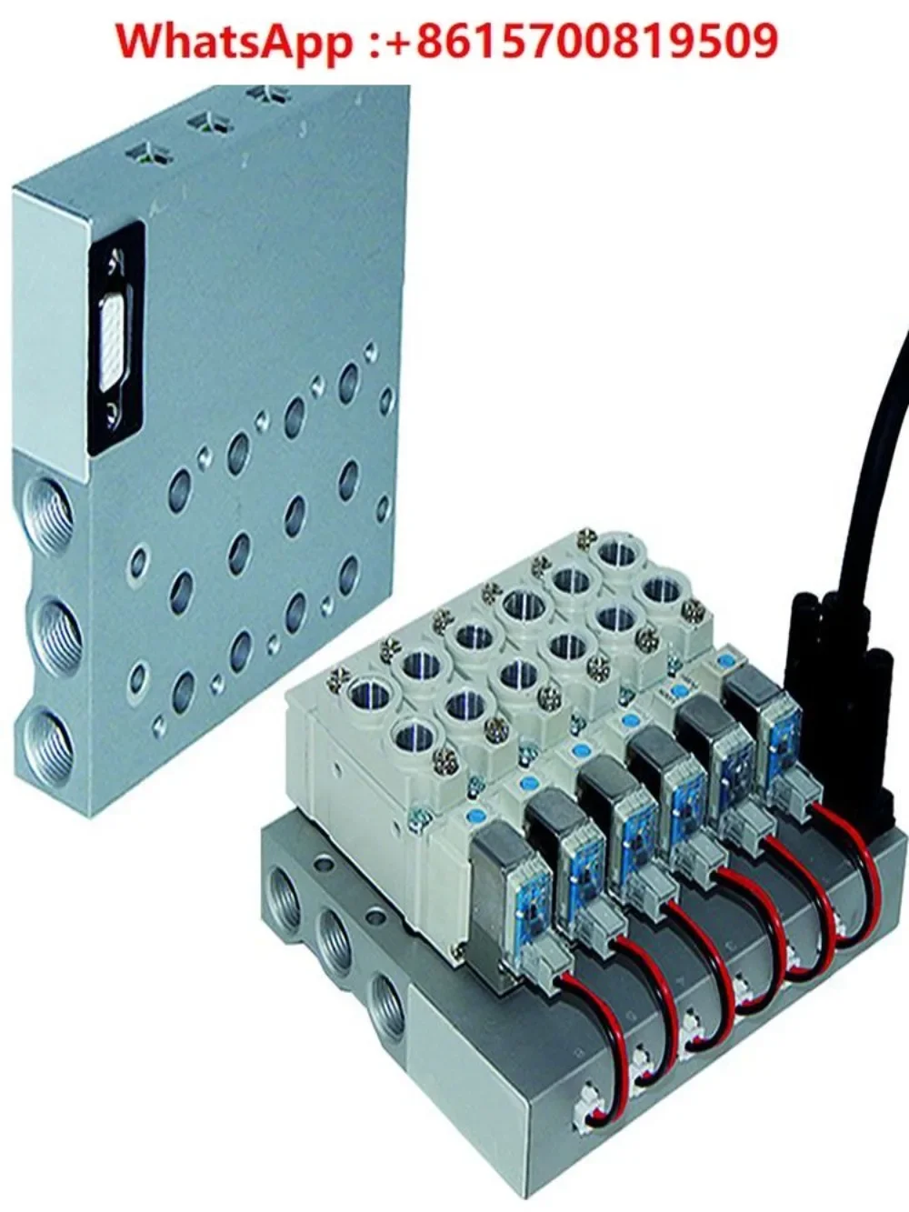 Pneumatic Low Power High Frequency Solenoid Valve SY5120/SY7120 Integrated Valve Island Bus Base