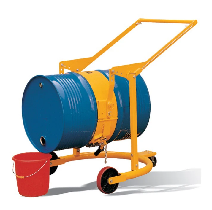 Hydraulic Drum Lifting and Dumpling Trolley Oil Portable Hand Rotator Manual Hydraulic Lifting Lifting and Mover