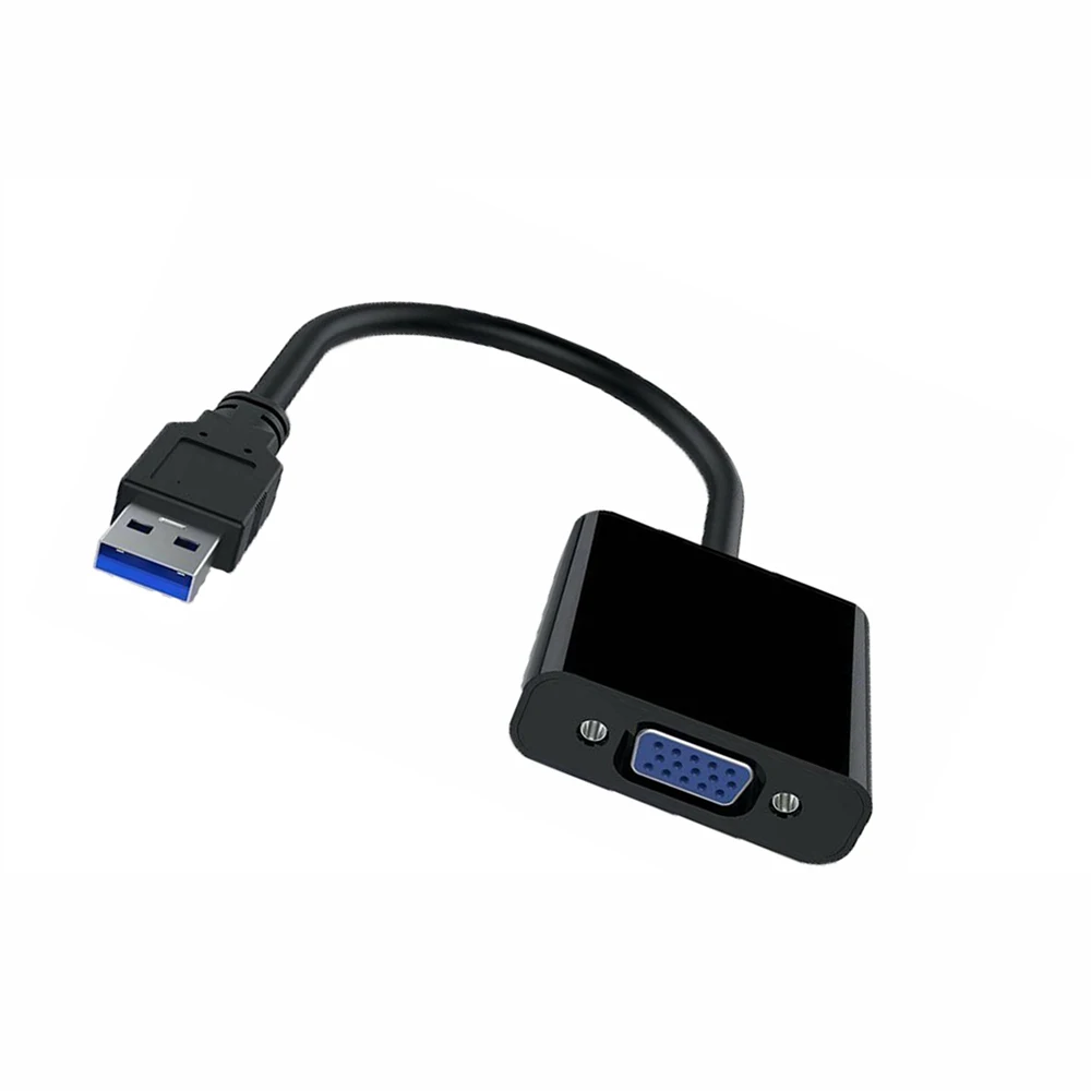 Adattatore da USB 3.0 a VGA convertitore Video FHD Multi-Display supporto per PC portatile Desktop per Computer Windows per proiettore Monitor