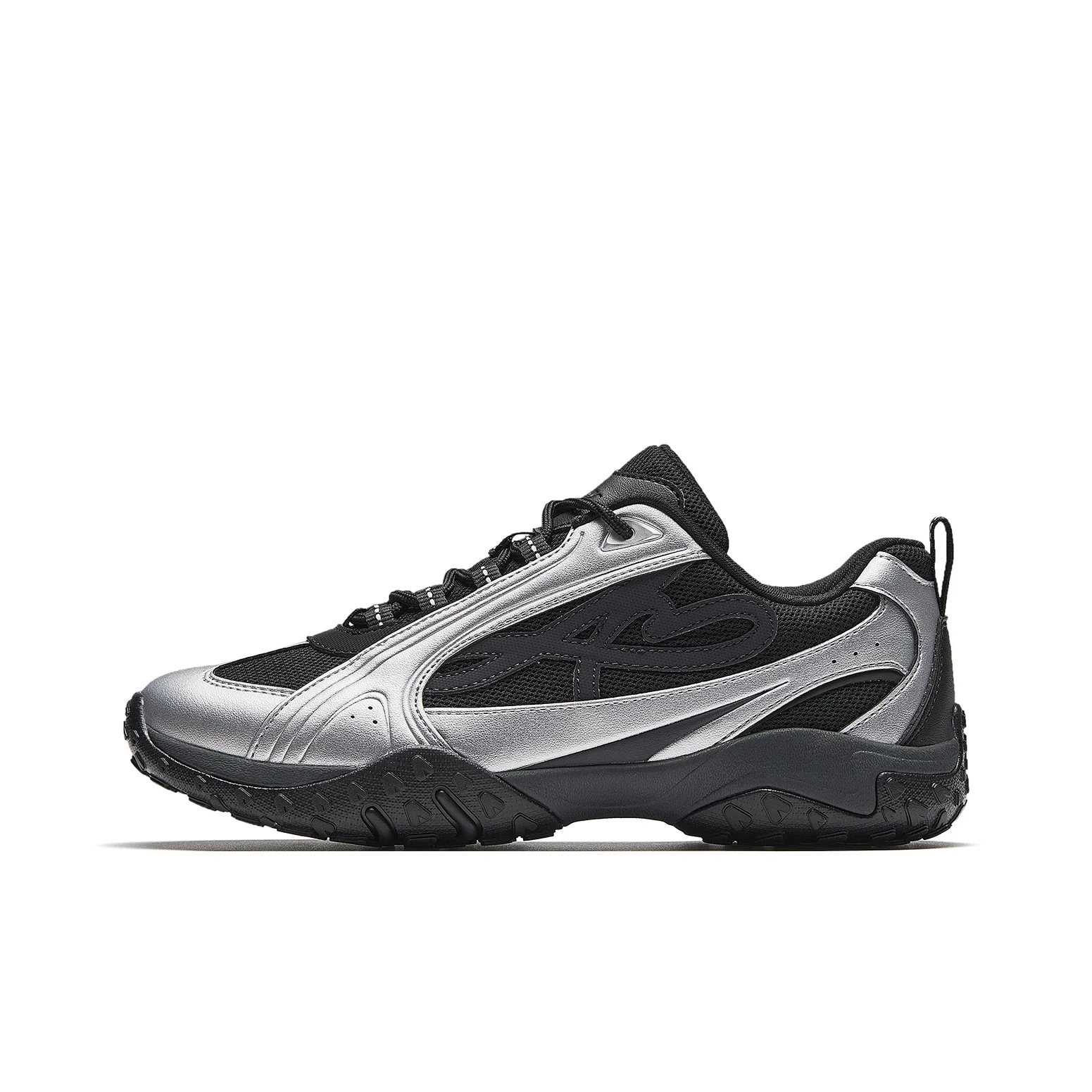 Anta Joyful Ballet Abrasion Resistant, Breathable, Slip Resistant Low top Casual Shoes Women's Tranquil Black Silver 922618881-2