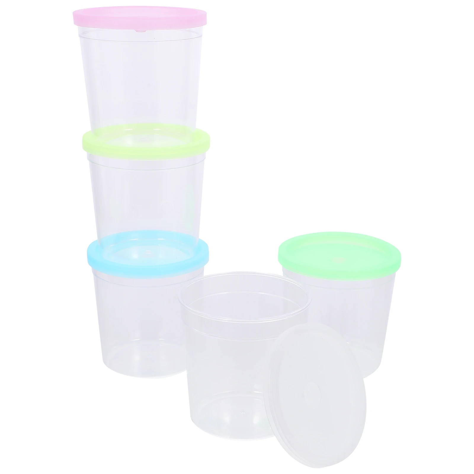 

12pcs Jellyfish Cup Transparent Plastic Flower Arrangement Betta Fish Farming Gift Cups for Home Decoration Water Tank