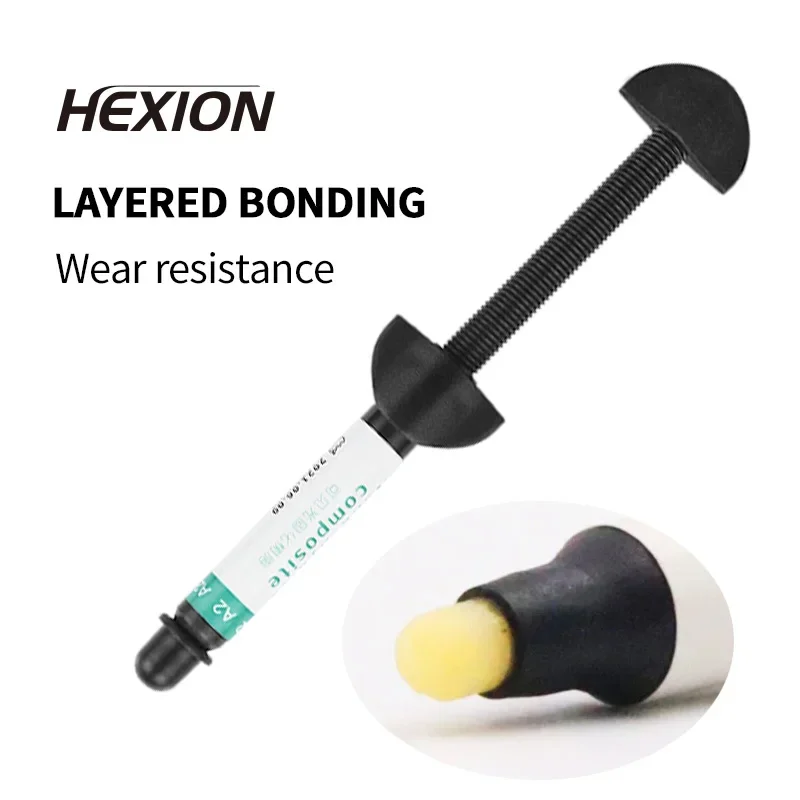 5Pcs/Kit 4G/PC Dental Composite Resin A1 A2 A3 A3.5 B1 Light-Curable Hybird Resin Composite Resin Dental Oral Filling Material