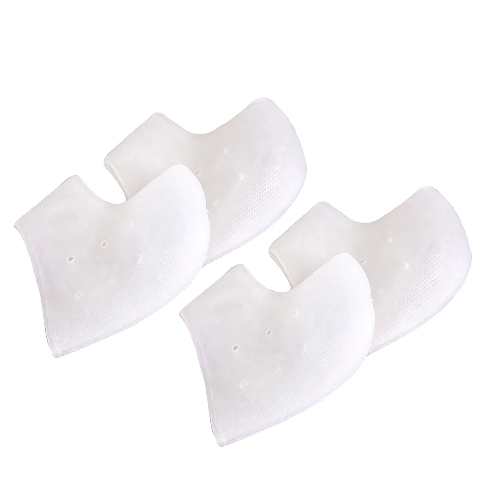 

5 Pairs Silicone Heel Socks Breathable Air Holes for Shoes Boots Sneakers Daily Running Walking Standing Outdoor Lightweight